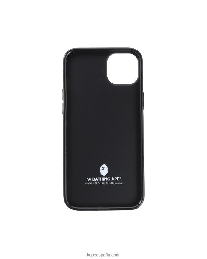 hombres A Bathing Ape funda abc camuflaje iphone 14 plus 288PLL547 azul