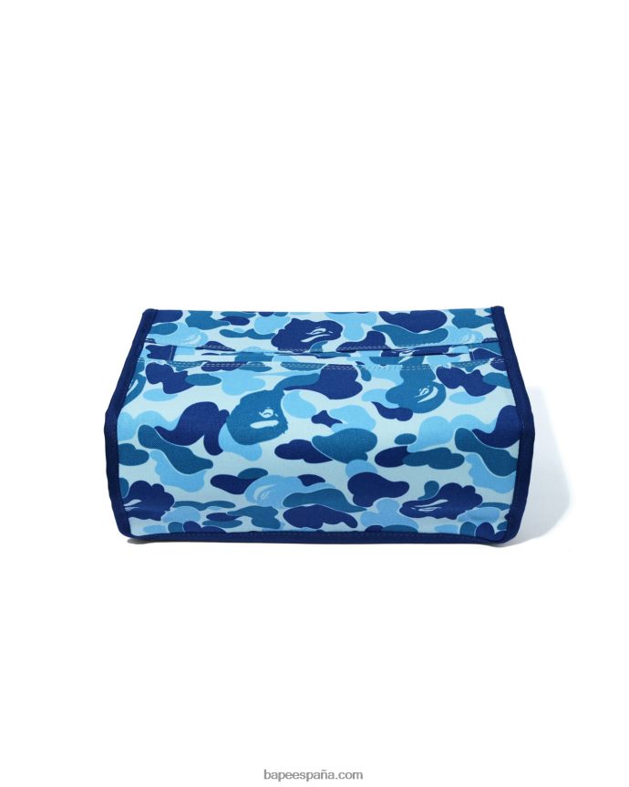 hombres A Bathing Ape cubierta de tejido de camuflaje abc 288PLL491 azul