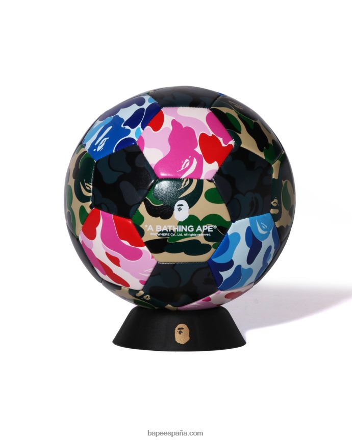 hombres A Bathing Ape balón de fútbol de camuflaje abc 288PLL498 caso