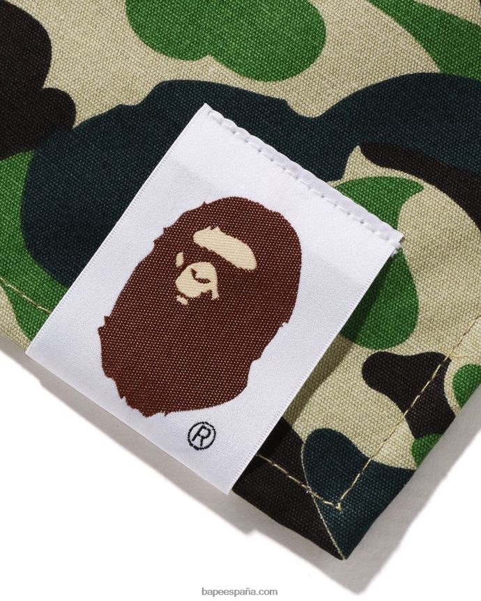 hombres A Bathing Ape abc camuflaje noren 288PLL430 ejercito verde