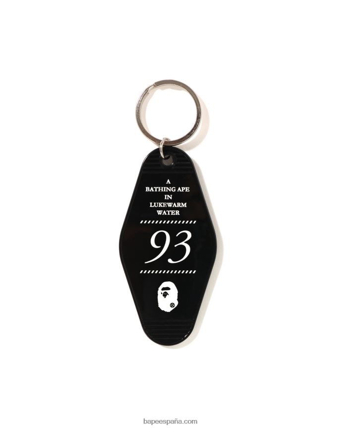 hombres A Bathing Ape llavero de la habitación 288PLL480 negro