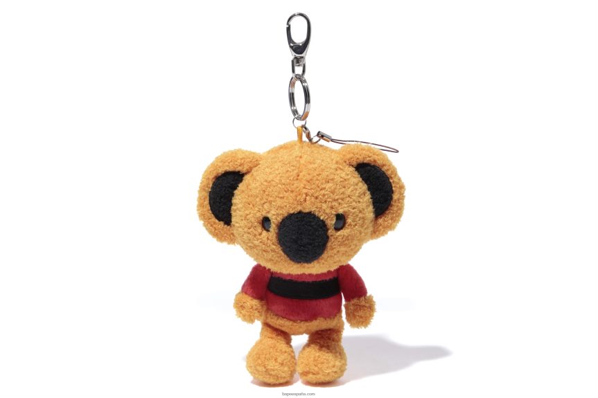 hombres A Bathing Ape llavero de peluche 288PLL1188 Mandarina
