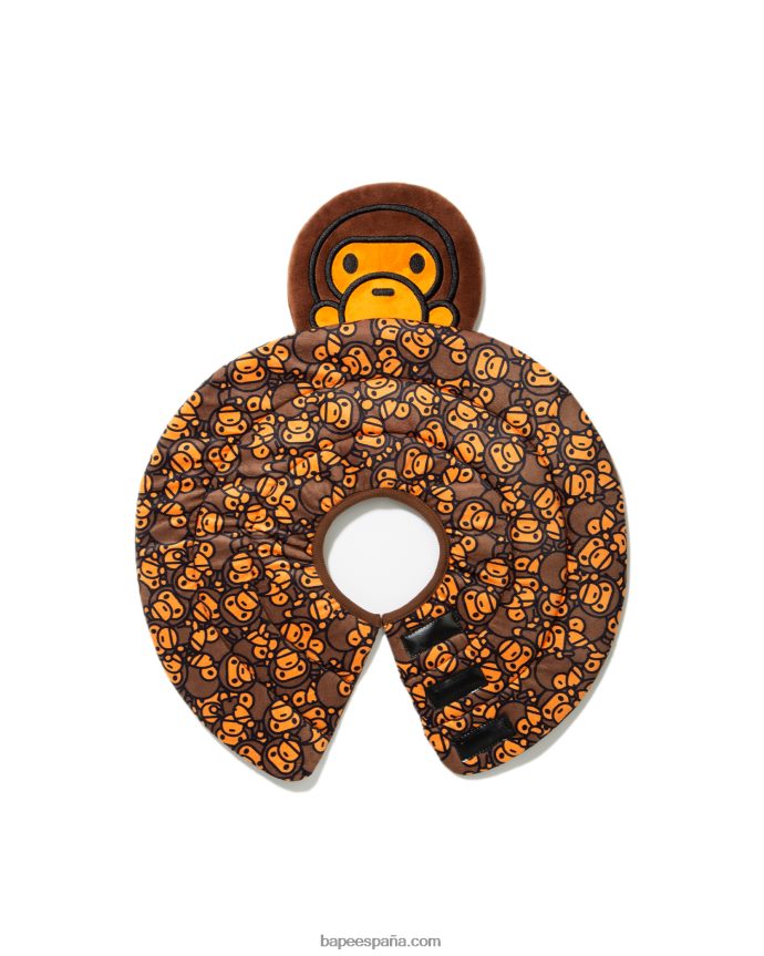 hombres A Bathing Ape cono de collar acolchado para mascotas 288PLL1186 Alazán