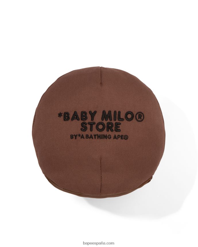 hombres A Bathing Ape milo cabeza de peluche 288PLL1171 marrón