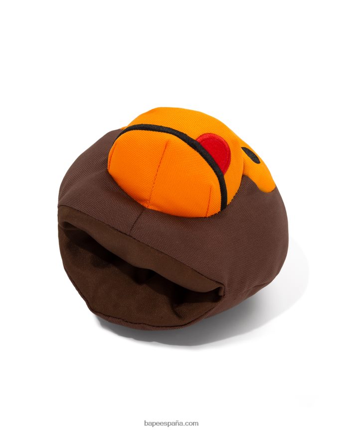 hombres A Bathing Ape milo cabeza de peluche 288PLL1171 marrón
