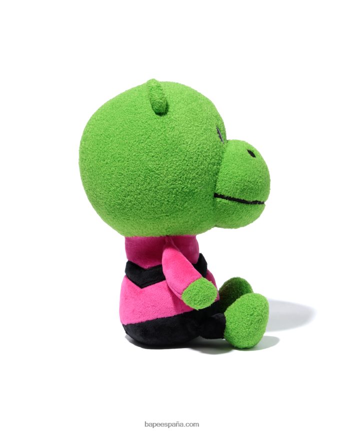 hombres A Bathing Ape muñeco de peluche de hipopótamo sentado 288PLL1162 verde otoño
