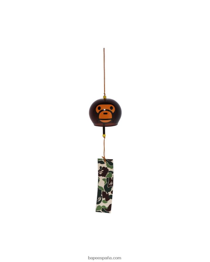 hombres A Bathing Ape carillón de viento japonés baby milo 288PLL434 marrón