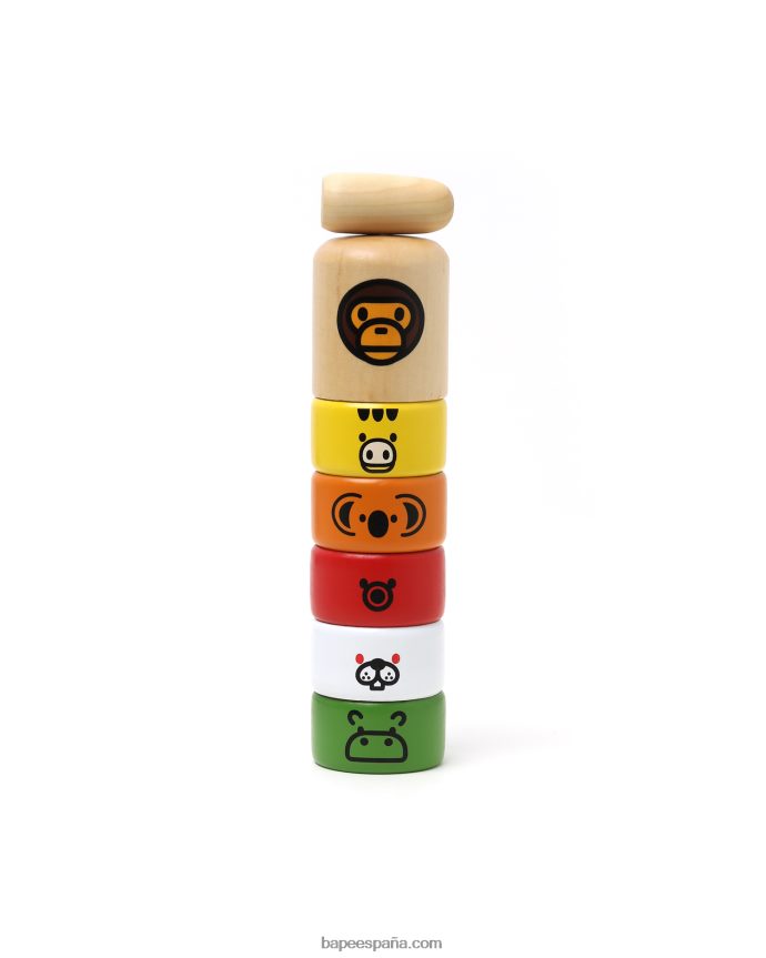 hombres A Bathing Ape juego de madera bebe milo 288PLL604 caso