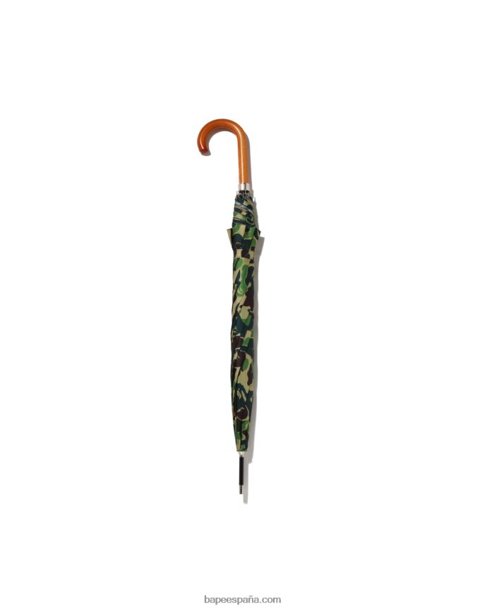 hombres A Bathing Ape paraguas de camuflaje abc 288PLL581 ejercito verde
