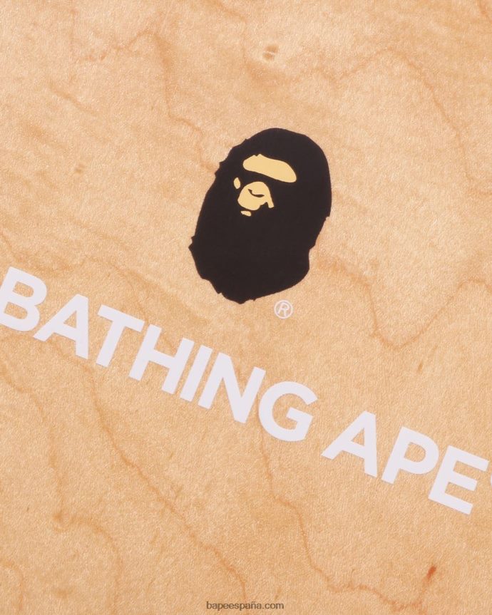 hombres A Bathing Ape tabla de skate tiburón seijin 288PLL551 ejercito verde