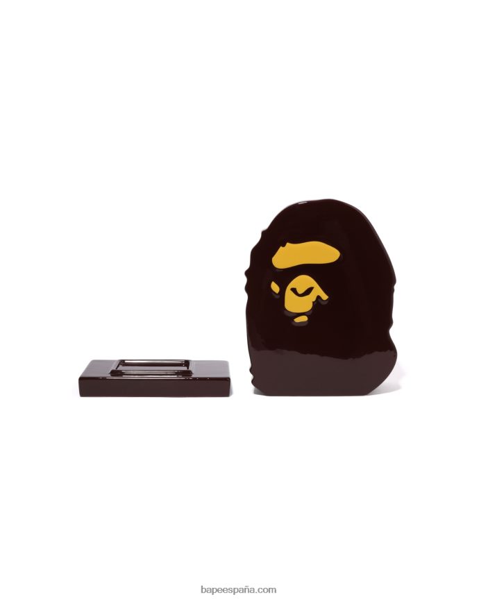 hombres A Bathing Ape titular de incienso de cabeza 288PLL433 marrón