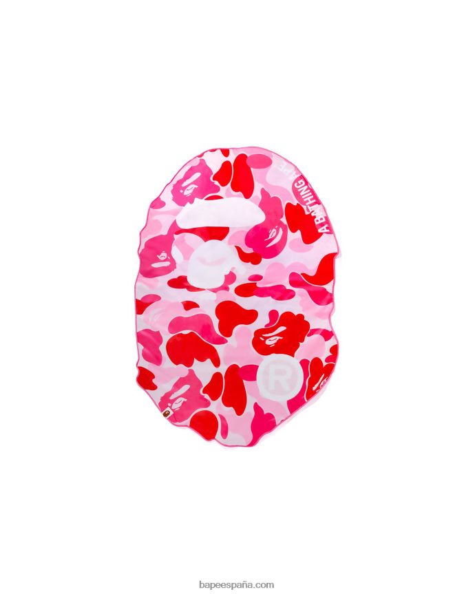 hombres A Bathing Ape asiento de picnic abc camo head 288PLL449 rosa