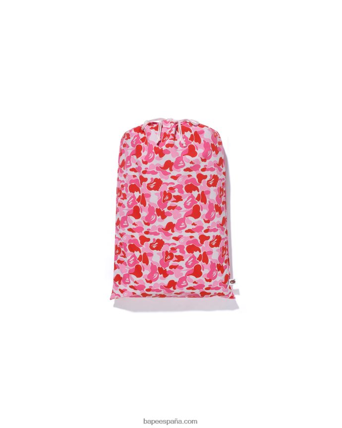 hombres A Bathing Ape asiento de picnic abc camo head 288PLL449 rosa