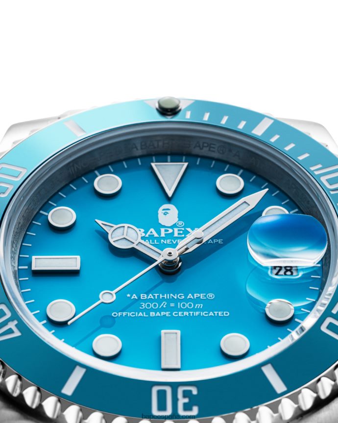 hombres A Bathing Ape tipo 1 288PLL462 azul claro