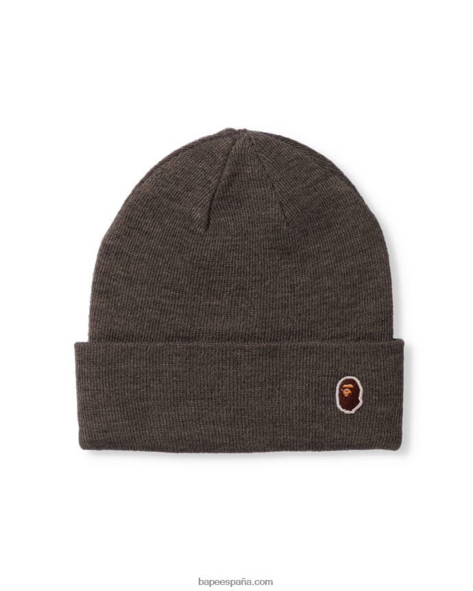 hombres A Bathing Ape gorra tejida de un punto 288PLL626 gris