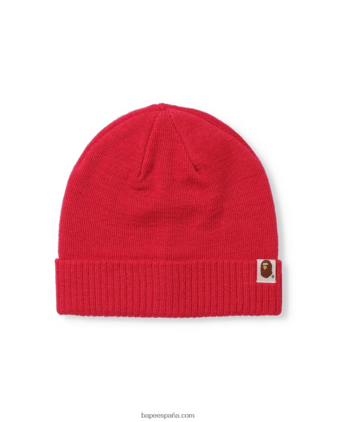 hombres A Bathing Ape gorro de punto bidireccional 288PLL645 rosa