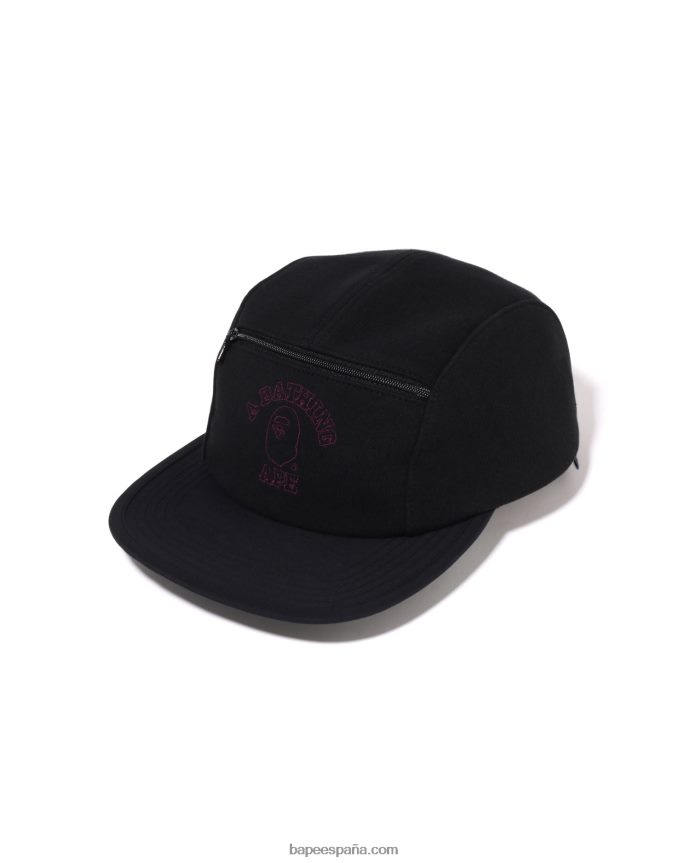 hombres A Bathing Ape gorro de sudor 288PLL453 negro
