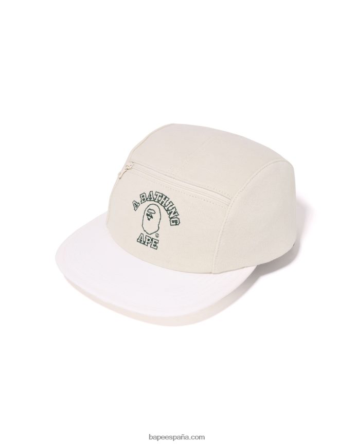 hombres A Bathing Ape gorro de sudor 288PLL454 blanco
