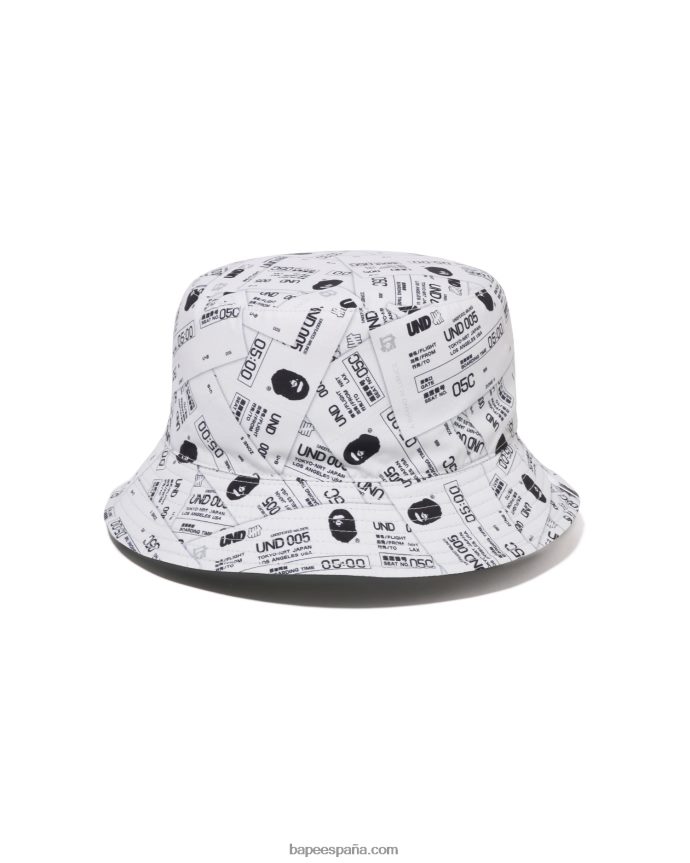 hombres A Bathing Ape sombrero de pescador de franela de camuflaje de color x undftd 288PLL519 Azul marino