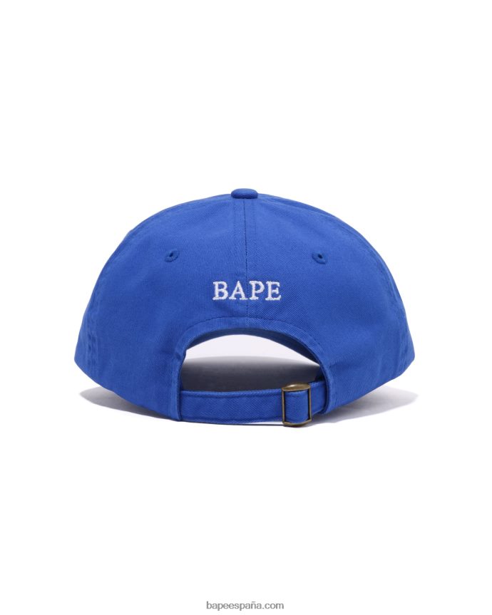 hombres A Bathing Ape tapa de panel de un punto 288PLL444 azul real