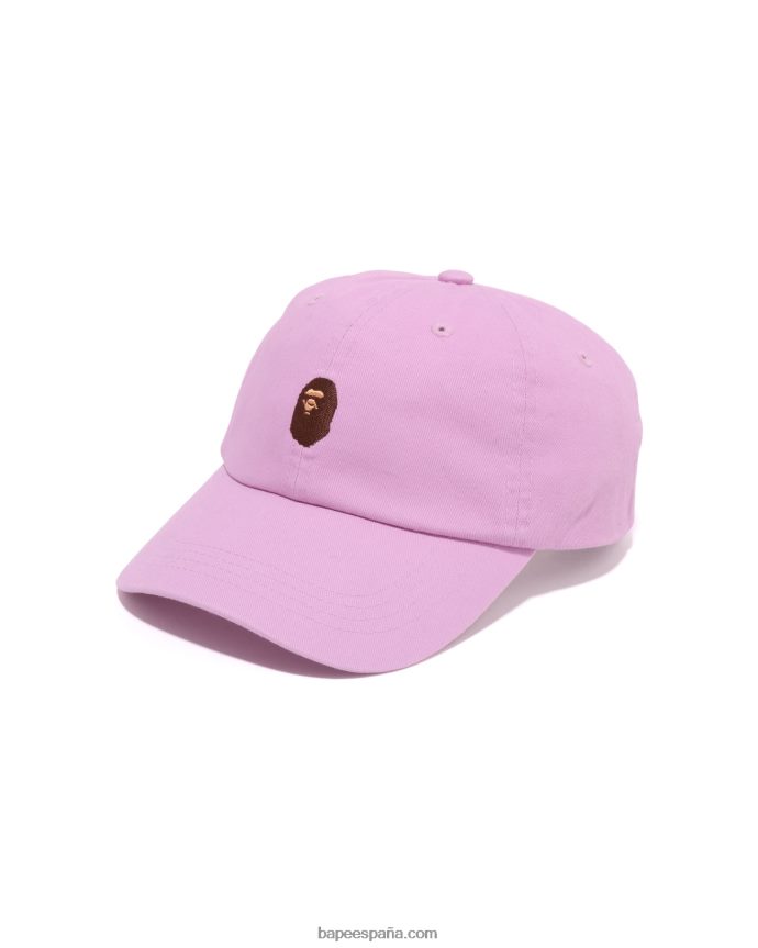 hombres A Bathing Ape tapa de panel de un punto 288PLL447 rosa