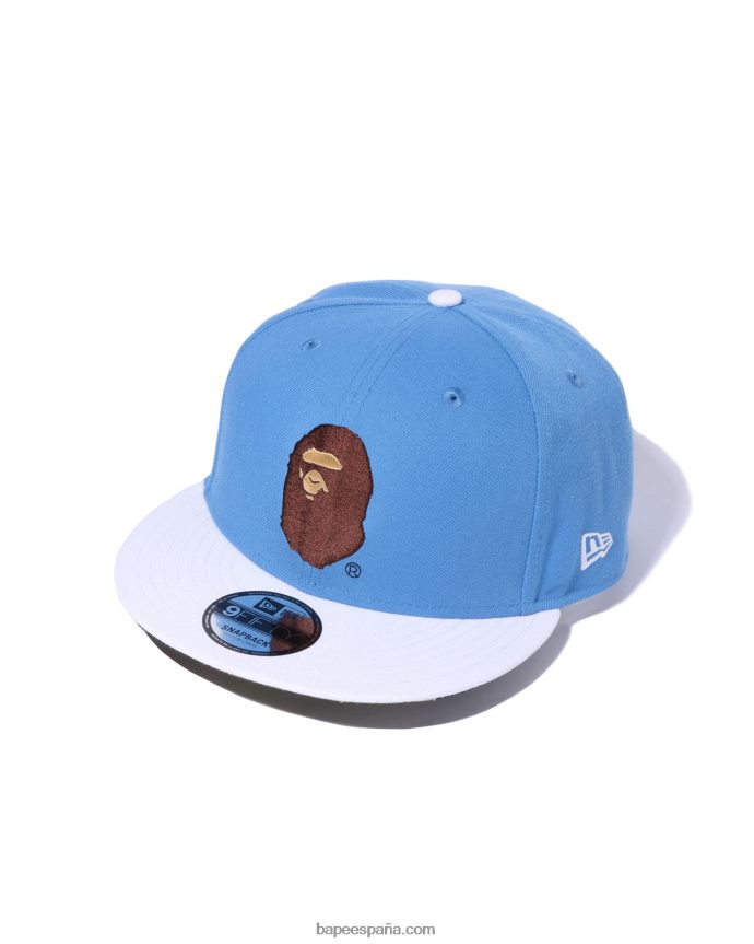 hombres A Bathing Ape x new era head 9 gorra cincuenta 288PLL562 azul