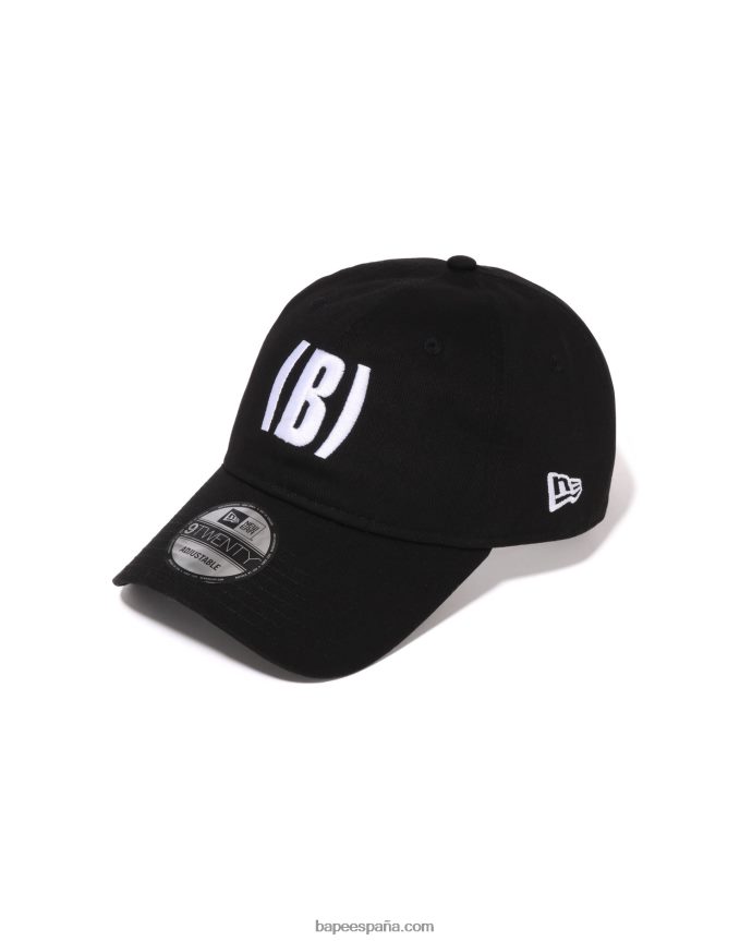 hombres A Bathing Ape x nueva era b un punto 9 veinte cap 288PLL422 negro