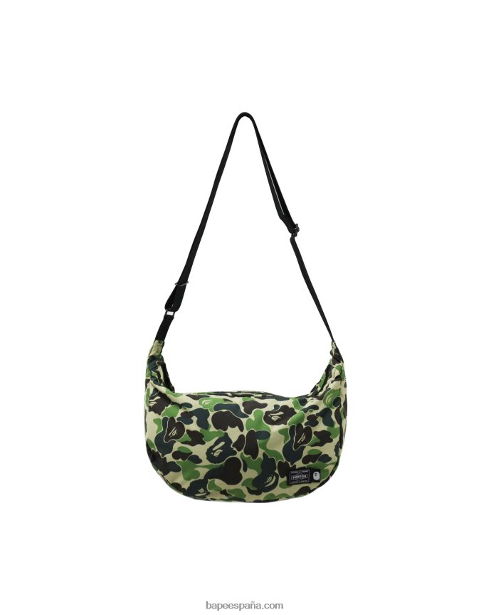 hombres A Bathing Ape bolso de hombro porter abc camuflado 288PLL754 ejercito verde
