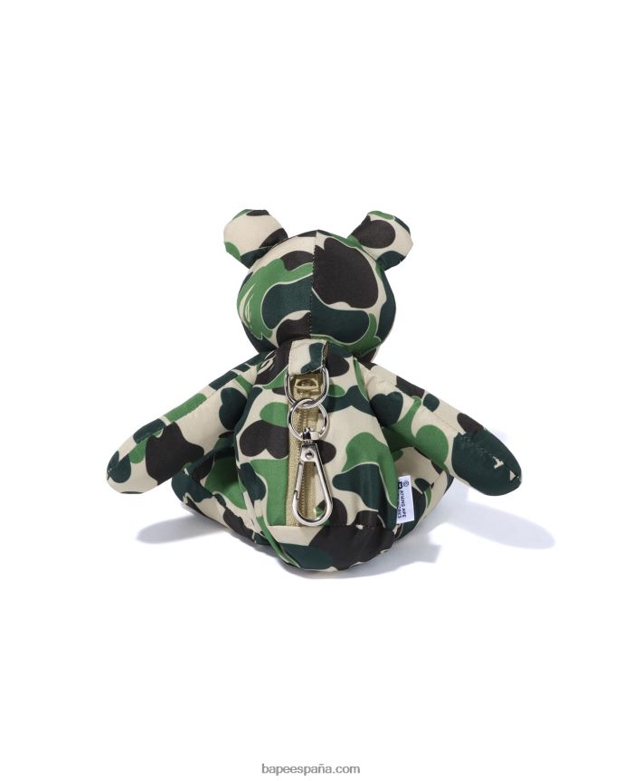 hombres A Bathing Ape bolsa(s) ecológica(s) abc camo bear 288PLL474 ejercito verde