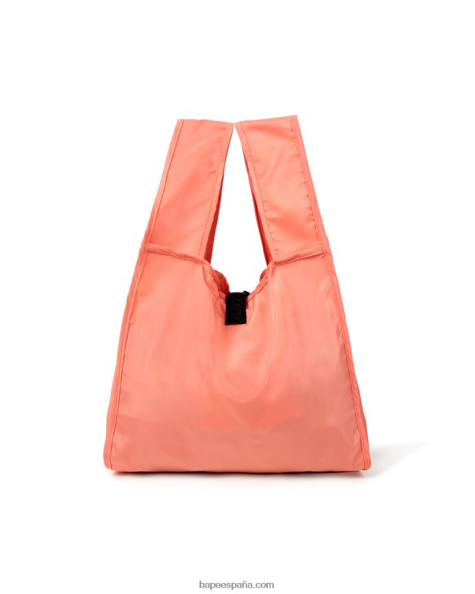 hombres A Bathing Ape bolso tote bebe milo 288PLL746 rosa