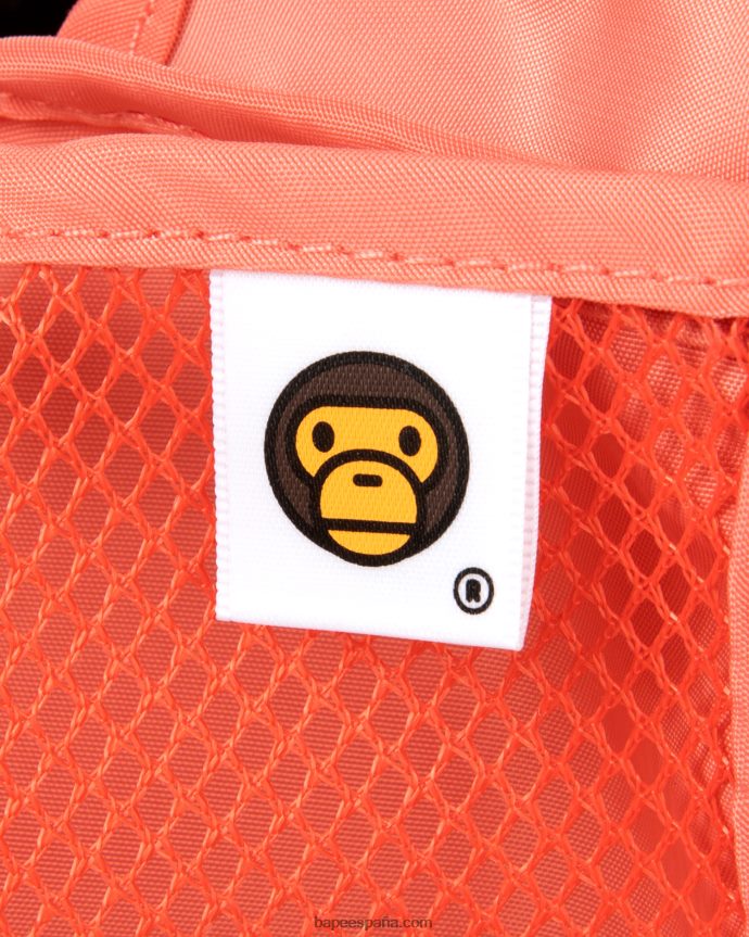 hombres A Bathing Ape bolso tote bebe milo 288PLL746 rosa