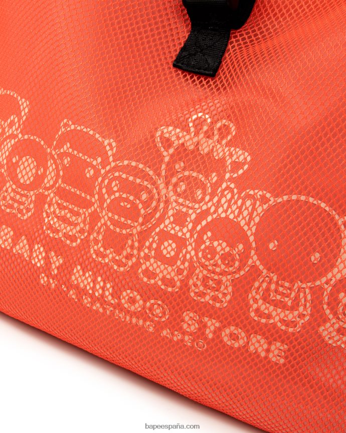 hombres A Bathing Ape bolso tote bebe milo 288PLL746 rosa