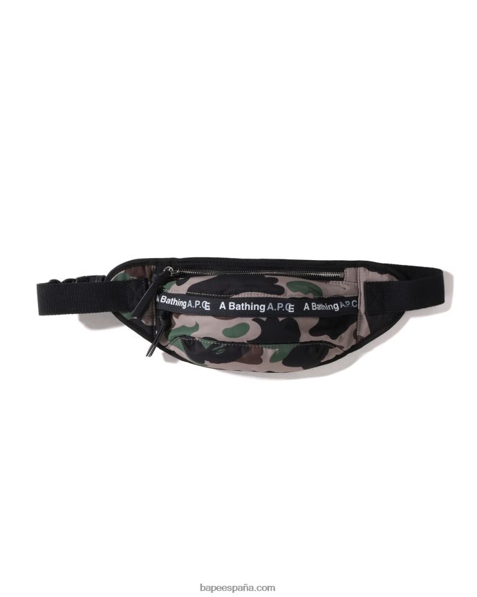 hombres A Bathing Ape x a.p.c. bolsa para cadáveres 288PLL564 beige