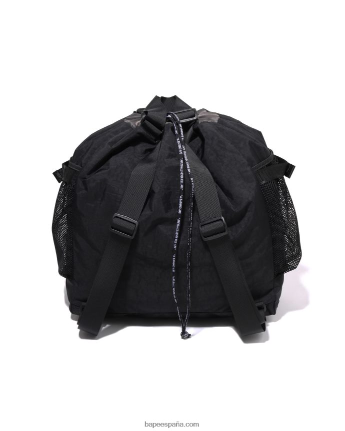 hombres A Bathing Ape multibolso con diseño colour block 288PLL458 negro