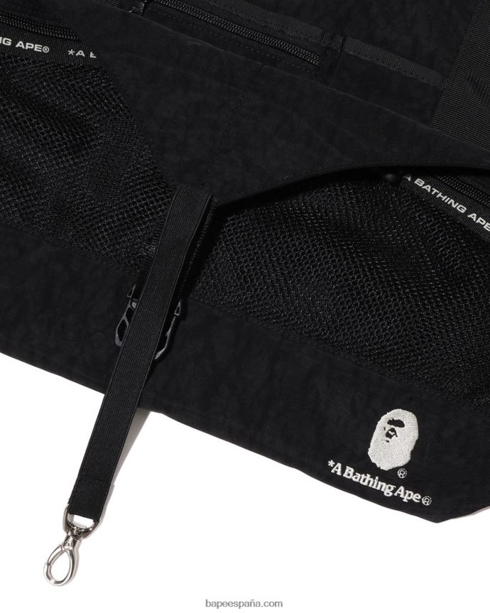 hombres A Bathing Ape multibolso con diseño colour block 288PLL458 negro