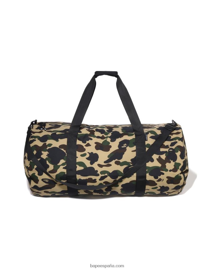 hombres A Bathing Ape 1er bolso de lona de camuflaje 288PLL465 amarillo