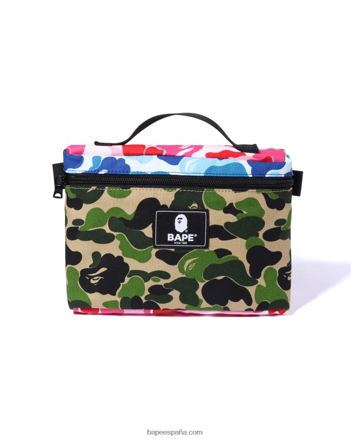 hombres A Bathing Ape bolsa de música abc mix camo 288PLL750 caso