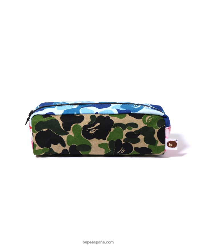 hombres A Bathing Ape bolsa de vuelo abc mix camo 288PLL749 caso