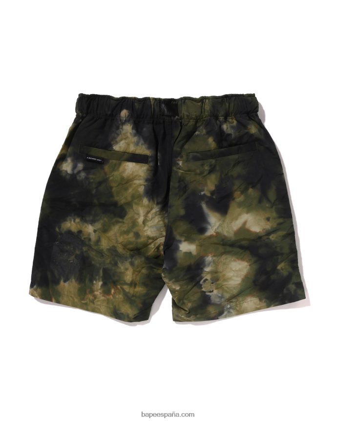 hombres A Bathing Ape pantalones cortos chusen híbrido fácil 288PLL190 ejercito verde
