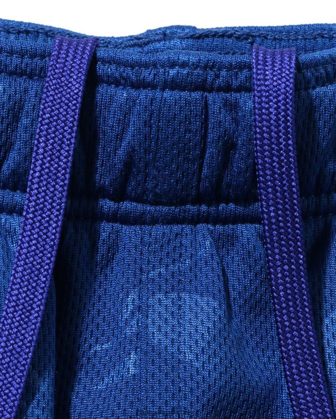 hombres A Bathing Ape pantalones cortos de fútbol 288PLL356 azul
