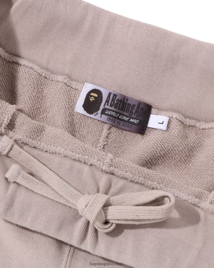 hombres A Bathing Ape shorts deportivos degradados 288PLL177 café
