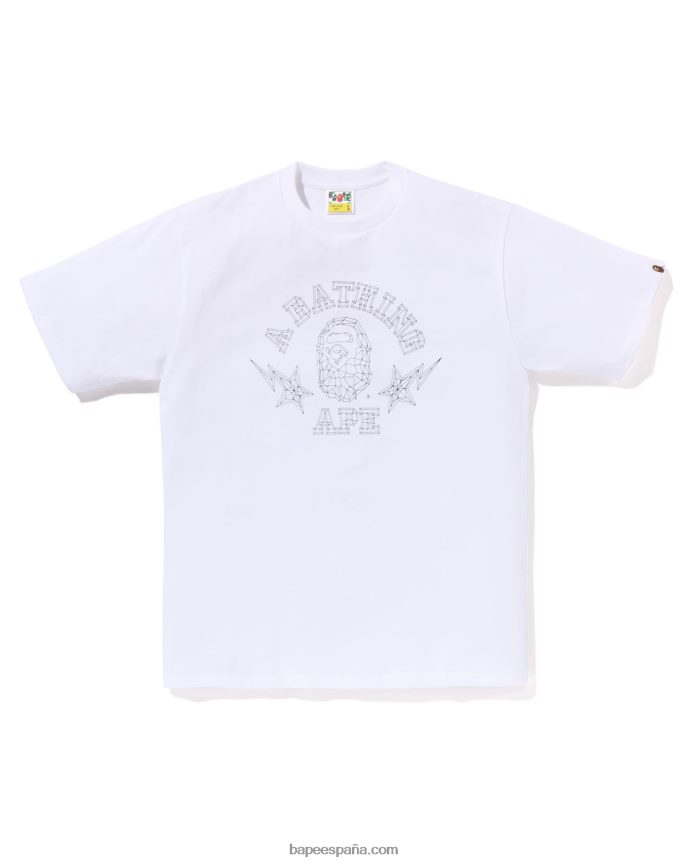 hombres A Bathing Ape caja de paquete en T #2 m 288PLL319 caso