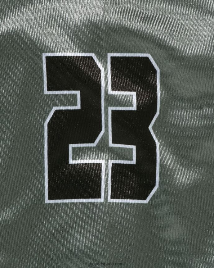 hombres A Bathing Ape camiseta de fútbol 288PLL169 gris
