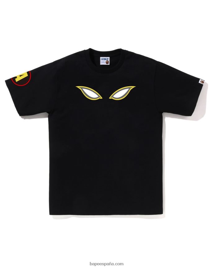 hombres A Bathing Ape camiseta de sombra 288PLL171 negro