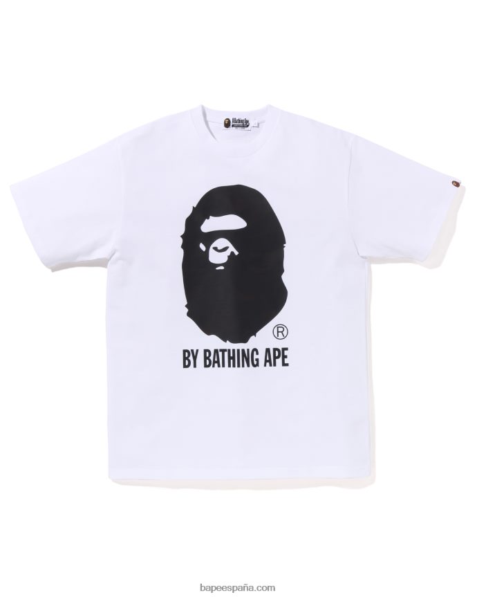 hombres A Bathing Ape camiseta de termografía 288PLL14 blanco