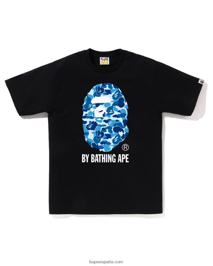 hombres A Bathing Ape camuflaje abc por camiseta de baño 288PLL59 negro
