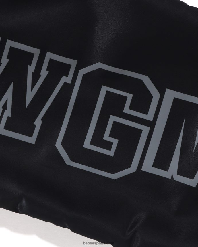 hombres A Bathing Ape tiburón ajuste holgado ma-1 288PLL191 negro