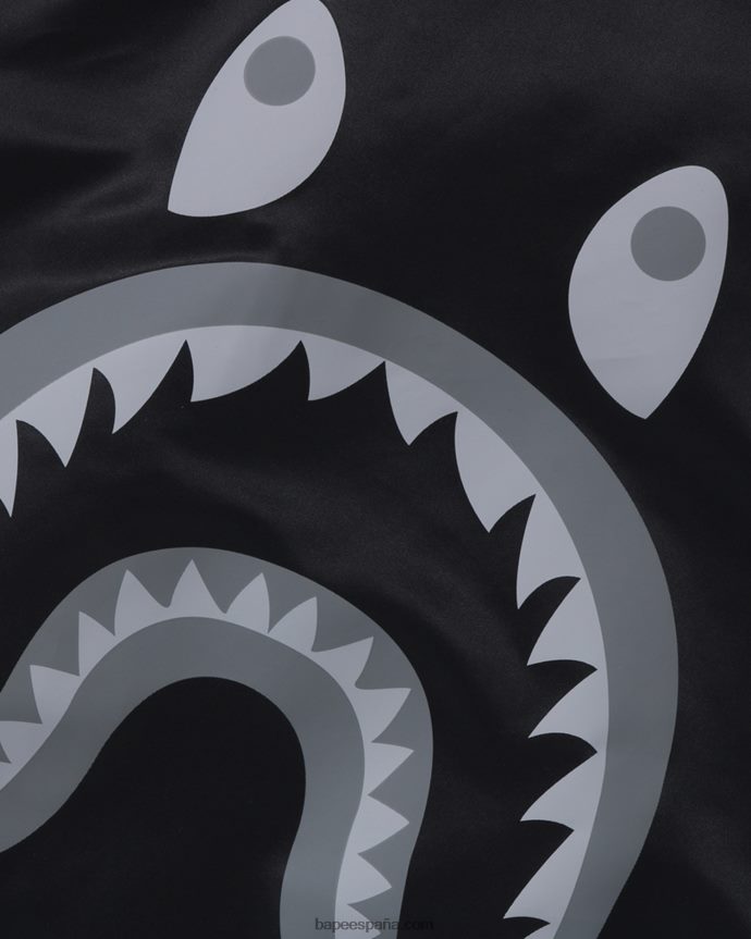 hombres A Bathing Ape tiburón ajuste holgado ma-1 288PLL191 negro