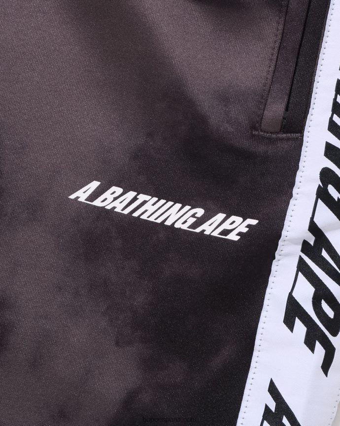 hombres A Bathing Ape pantalones de chándal tie dye 288PLL238 gris oscuro