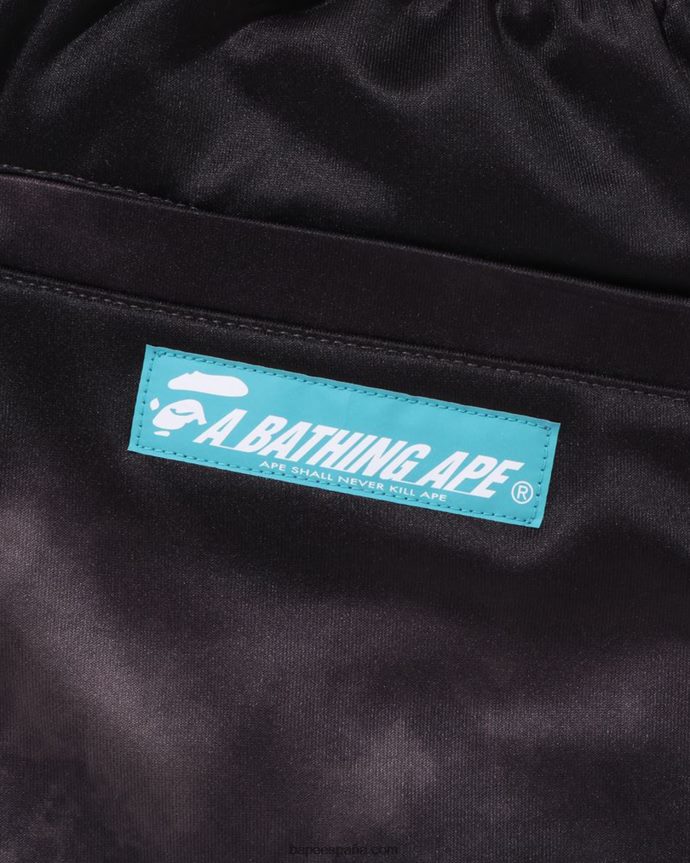 hombres A Bathing Ape pantalones de chándal tie dye 288PLL238 gris oscuro